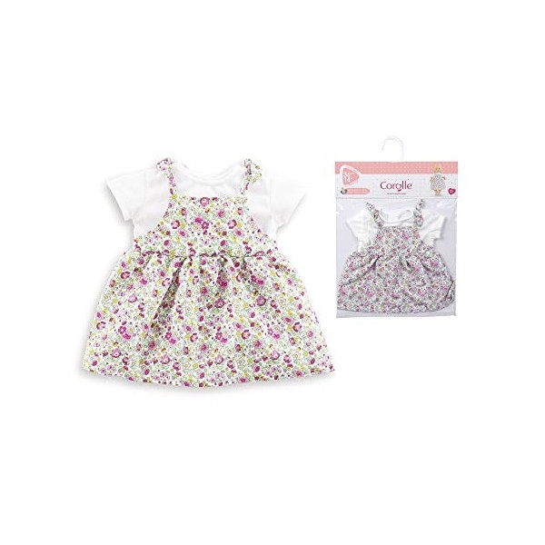 Corolle - Robe Jardin en Fleurs, pour Poupon 36cm, dès 2 Ans, 9000141160