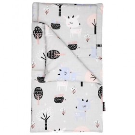 PinkZebra Parure de lit double face pour poupée 3 pièces pour petit lit de poupée en coton literie pour poupées, literie de p