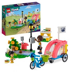 LEGO 41738 Friends Le Vélo De Sauvetage Canin, Jouet Enfants 6 Ans, Jeu Soins des Animaux avec Figurine De Chiot Et 2 Mini-Po