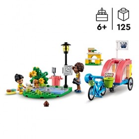 LEGO 41738 Friends Le Vélo De Sauvetage Canin, Jouet Enfants 6 Ans, Jeu Soins des Animaux avec Figurine De Chiot Et 2 Mini-Po