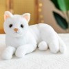 Cat Poupée en Peluche Peluches Chat Chaton Peluche Doux Oreiller Jouets pour Enfants Chat Jouet Chat Interactif en Peluche Ch