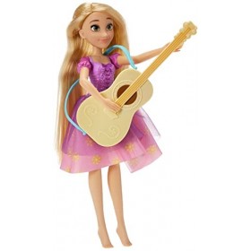 Disney- Princesse Aventures décontractées-Raiponce Poupée et Guitare changeantes de Couleur-A partir de 3 Ans, F3379EU6, Mult