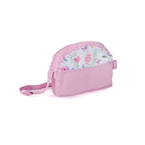 Bayer 2000-Bayer Chic 2000-Sac Langer, Accessoires, Sac de poupée, 853-53, Fleurs Rose