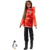 Barbie Métiers National Geographic poupée Protectrice de lEnvironnement et Figurine Singe, Jouet pour Enfant, GDM48