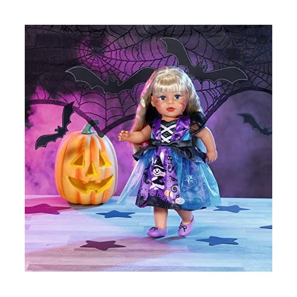 BABY Born d’Halloween 833742-Vêtements de Haute qualité pour Les poupées de 43 cm – avec 1 Robe, des Ballerines & 1 Cintre – 