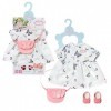 Baby Annabell Deluxe Butterfly Dress - To Fit 43cm Baby Annabell Dolls - Deluxe Set Includes beautiful Dress, Bag, Sandals an