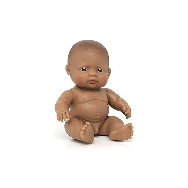 Miniland Miniland31147 21 cm Hispaniques Boy poupée sans sous-vêtements en Sac
