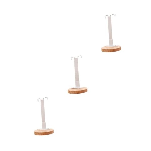 ibasenice 1Pc Support De Poupée en Bois Support De Figurine Poupée Vêtements Présentoirs Support De Poupée en Bois Porte-Poup