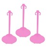 Toyvian 3 Pièces Poupée Cintre Support Daffichage De Poupée Décoration Miniature Support De Robe De Poupée Support De Forme 