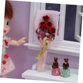 HOOTNEE 1 Pc Bouquet De Poupée Mini Fleurs De Simulation De Maison De Poupée Accessoire Miniature Décorations pour Les Salas 