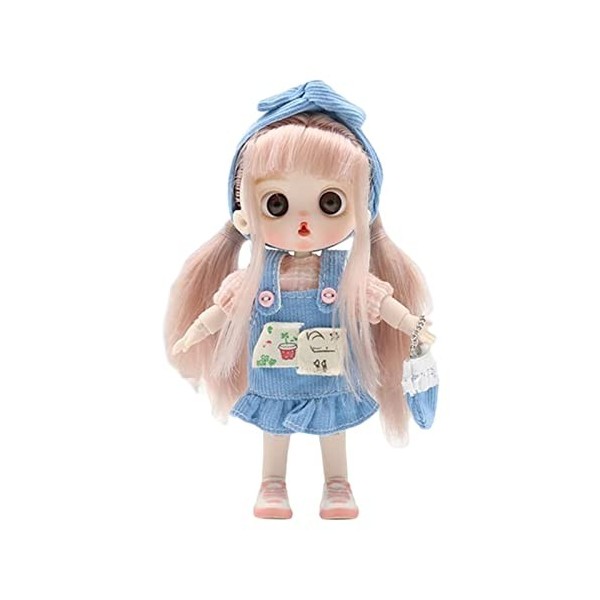 F Fityle Poupée Fille Articulée Amovible avec Ensemble Complet de Vêtements Chaussures Poupée de Mode pour Le Jeu Cosplay, Ve