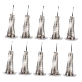 ifundom 20 Pièces Accessoires De Bricolage Accessoires Auto Accessoires De Gâteau Bobblehead Base À Ressort Accessoires De Po