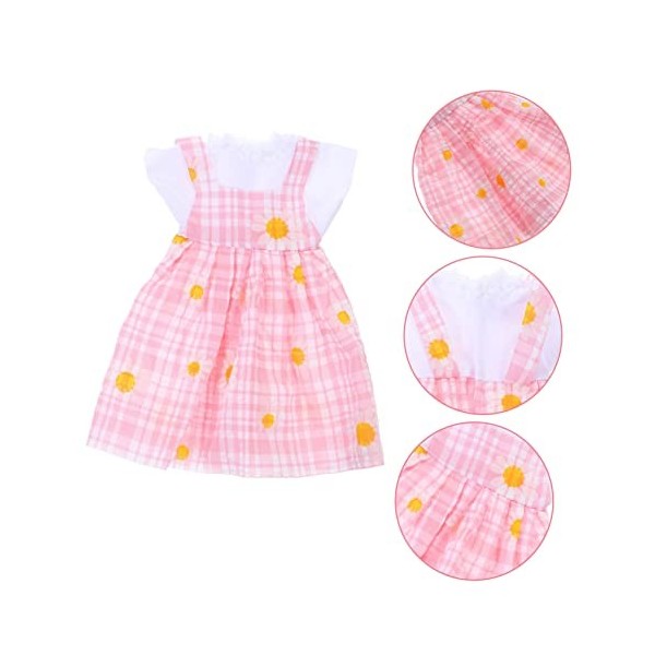 Toyvian 5 Ensembles De Vêtements De Poupée Jouets pour Enfants Mini Jouet Jouets pour Filles Robe De Bébé Jupes De Poupée pou