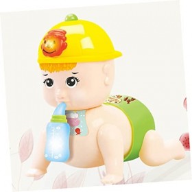 ibasenice Jouet pour Bébé Jouet pour Tout-Petits 1 PC pour Les Tout-Petits Bébé Jaune Joli Électrique sans Musique avec Et Lu