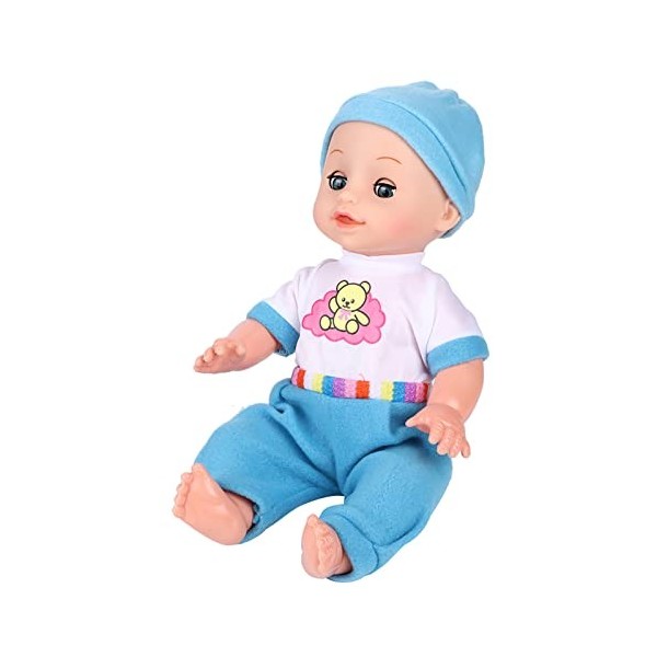 Doll, Belle hautement Simulation Faire semblant de Corps Poupée Jouet Éducatif Expressions Mignonnes Effet Sonore pour Enfant