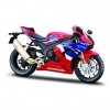 MAISTO 1/12 Moto Special Edition - Honda CBR 1000RR-R Fireblade SP - Rouge et Bleue - Nouveaute FA 2022 - Voiture Miniature p