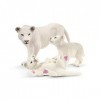 Schleich 42505 Lionne avec bébés Wild Life 