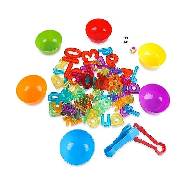 Umitive Jouets éveil Montessori, Jouet éducatifs pour Apprend Comptage, Les Couleurs et Classification, Jouets dactivité et 