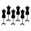 EXCEART 12 Pcs Support Poupée Cintres Mini Porte-Vêtements Mini Robe Formelle Vêtements De Poupée Mannequin Robe De Poupée Su