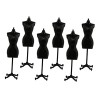 EXCEART 12 Pcs Support Poupée Cintres Mini Porte-Vêtements Mini Robe Formelle Vêtements De Poupée Mannequin Robe De Poupée Su