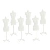 EXCEART 12 Pcs Support Poupée Cintres Mini Porte-Vêtements Mini Robe Formelle Vêtements De Poupée Mannequin Robe De Poupée Su