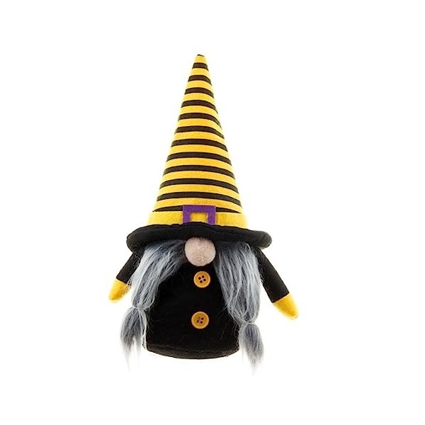 Toyvian Halloween Poupée Décor pour La Maison Halloween Cheminée Figurine Enfant en Peluche Poupée Jouet Plateau Décor en Pel