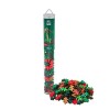 PLUS PLUS - Tube Mega paillettes rose 240 Pcs - PP4243