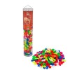 PLUS PLUS - Tube Mega paillettes rose 240 Pcs - PP4243