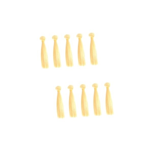 SEWACC 10 Pcs Accessoires pour Cheveux Perruques Colorées Perruques De Remplacement De Cheveux Accessoires De Cheveux Poupée 