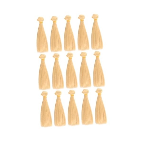 SEWACC 10 Pcs Accessoires pour Cheveux Perruques Colorées Perruques De Remplacement De Cheveux Accessoires De Cheveux Poupée 