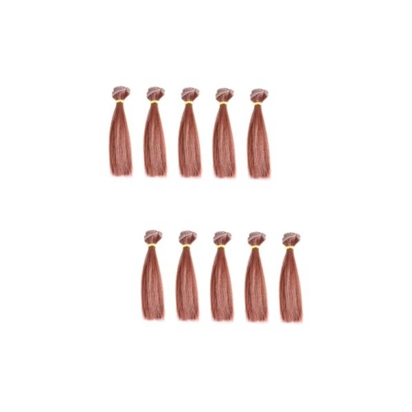 SEWACC 10 Pcs Accessoires pour Cheveux Perruques Colorées Perruques De Remplacement De Cheveux Accessoires De Cheveux Poupée 