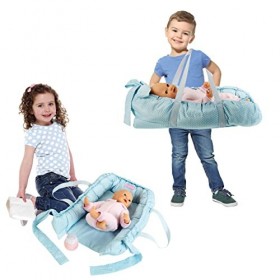Theo Klein 1745 Baby Coralie&nbsp;-&nbsp;Cocon Langer et Couffin I 3 en 1&nbsp;-&nbsp;Nid Langer et Porter Les Poupées I Jouet pour Enfants Parti