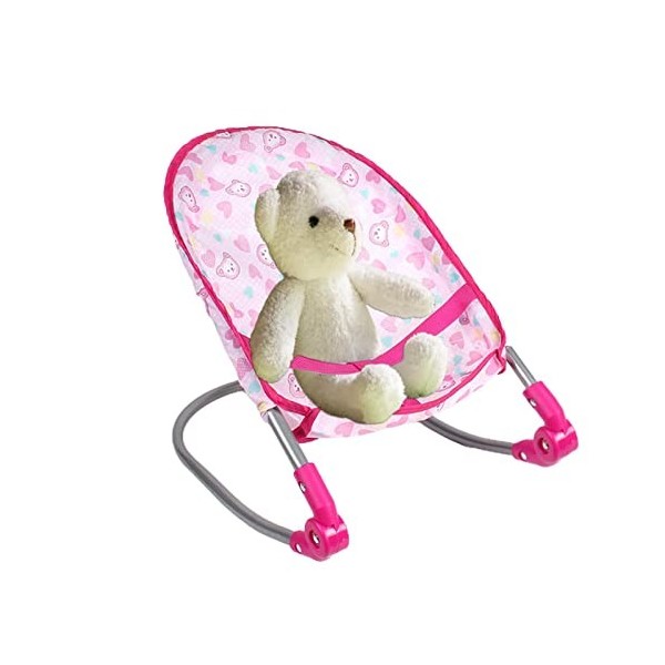 GIMOCOOL Ensemble de Poussette de poupée de bébé, Ensemble de poupée de bébé avec des Accessoires dalimentation, Accessoires