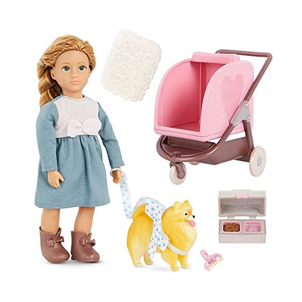 Lori 6" Doll W/Pet & Accessories, Siena, LO31209Z