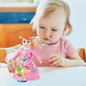 LOVOICE Poupées dansantes,Poupée Ange Dansant Musical Princesse - Poupée Musicale Princesse Ballerine rotative à 360 °, Jouet