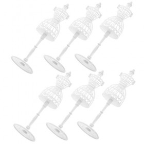 ibasenice 12 Pcs Poupée Cintre Robe Mannequin Mannequin De Mode Poupée Tissu Robe Forme Junior Robes pour Adolescentes Formel