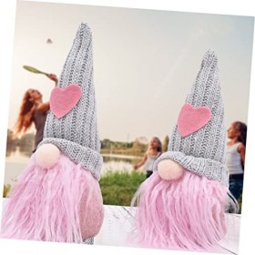 ibasenice 1Pc Poupée sans Visage Chiens en Peluche pour Enfants Décorations Commémoratives en Peluche Peluche GNOME Scandinav