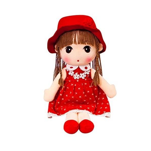 URFEDA Poupée de Chiffon, Poupée de Chiffon Mignonne Jouet en Peluche Bébé Douce Poupon Ornement Maison Plush Toys Toddler Me