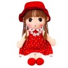 URFEDA Poupée de Chiffon, Poupée de Chiffon Mignonne Jouet en Peluche Bébé Douce Poupon Ornement Maison Plush Toys Toddler Me