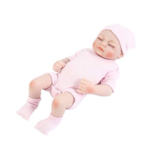 Lochimu silicone bébé poupées endormie poupées poupées réalistes renaît bébé poupées en silicone plein corps reborn poupées r