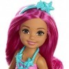 Barbie Dreamtopia Chelsea Mermaid Doll, 6.5-inch with Pink Hair and Tail