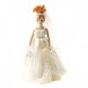 Melody Jane Maison de Poupées Mariée en Ecru Porcelaine Mariage Figurine W Chignon Dame Femme