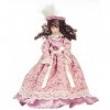 Melody Jane Poupées Victorien Lady Femme Mère en Robe Rose 1:12 Porcelaine People