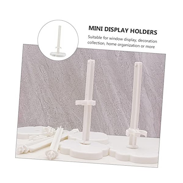 Toyvian 20 Pièces Support De Poupée Mannequin Modèle Stand Chiffres Support DAffichage Porte-Figurine en Plastique Bébé Poup