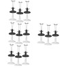 Toyvian 6 Pièces Cadre De Support De Poupée Base De Support De Poupée Support De Poupée Miniature Poupée Se Tient Supports De