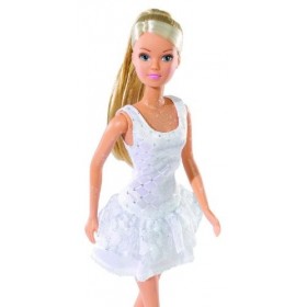 Simba 105730662&nbsp;–&nbsp;Poupée Steffi Love à la Robe dété Blanche, 3&nbsp;Sort.