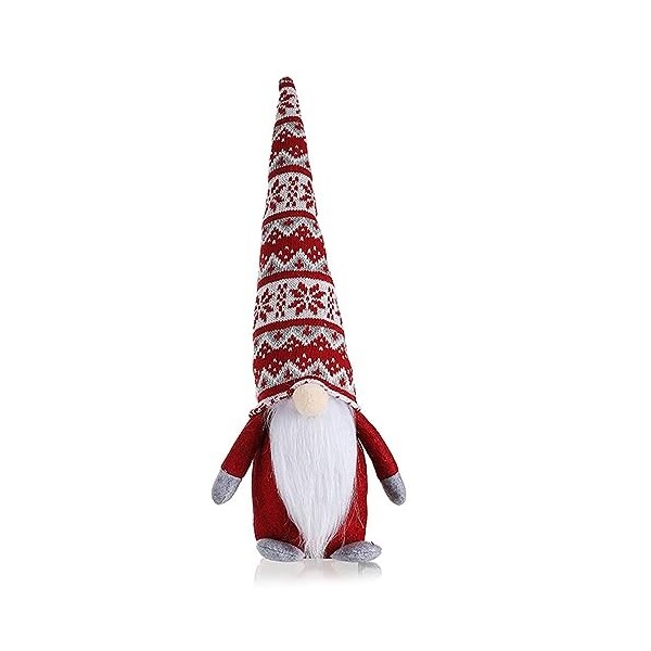 huihuay Drations en Peluche de Gnomes de noël, Ornements de GNOME de poupée sans Visage delfe de Table à la Maison pour Le M