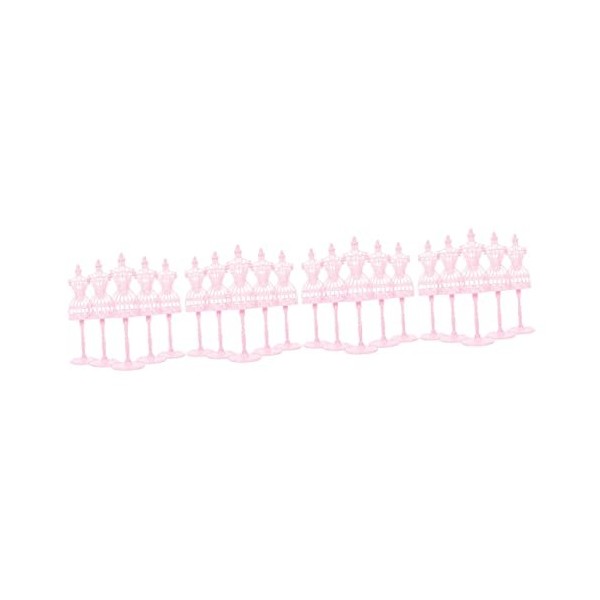 SEWACC Mannequin De Vêtements De Poupée 15 Pièces Poupée Bébé en Plastique Robe Évidée Support De Poupée Mini Supports De Rob