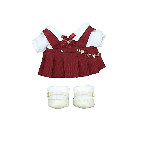 Tenue de Style collège pour 20cm 7.8in vêtements de poupée en Peluche Ensemble de Chaussures poupées en Coton farci Jouets 