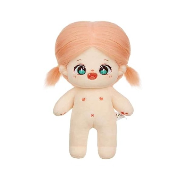 RéAliste-Reborns PoupéE en Peluche pour Enfants 8 PoupéE Nue avec des Cheveux Doux en Peluche Apaiser PoupéE Enfants Chambr